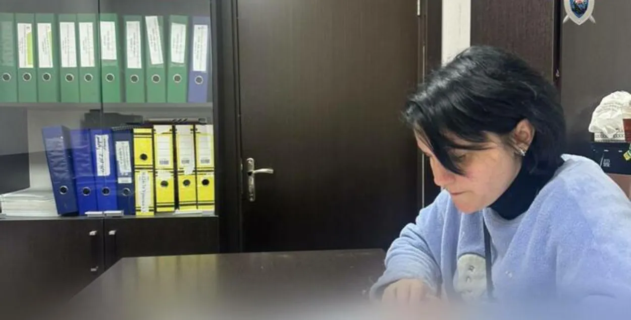 Кацярына Кірсанава на допыце
