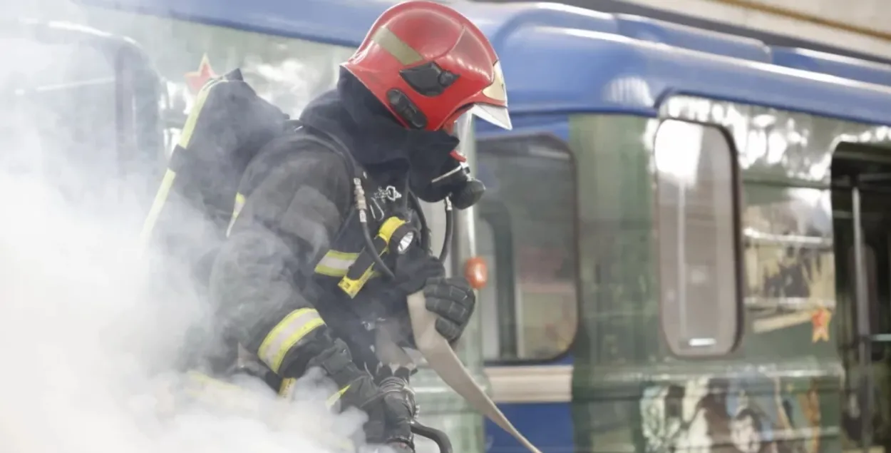 Учения в метро
