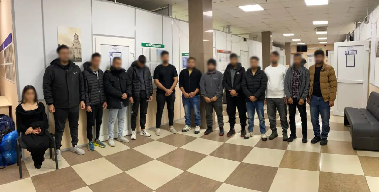 Мігранты, выяўленыя пад Мінскам
