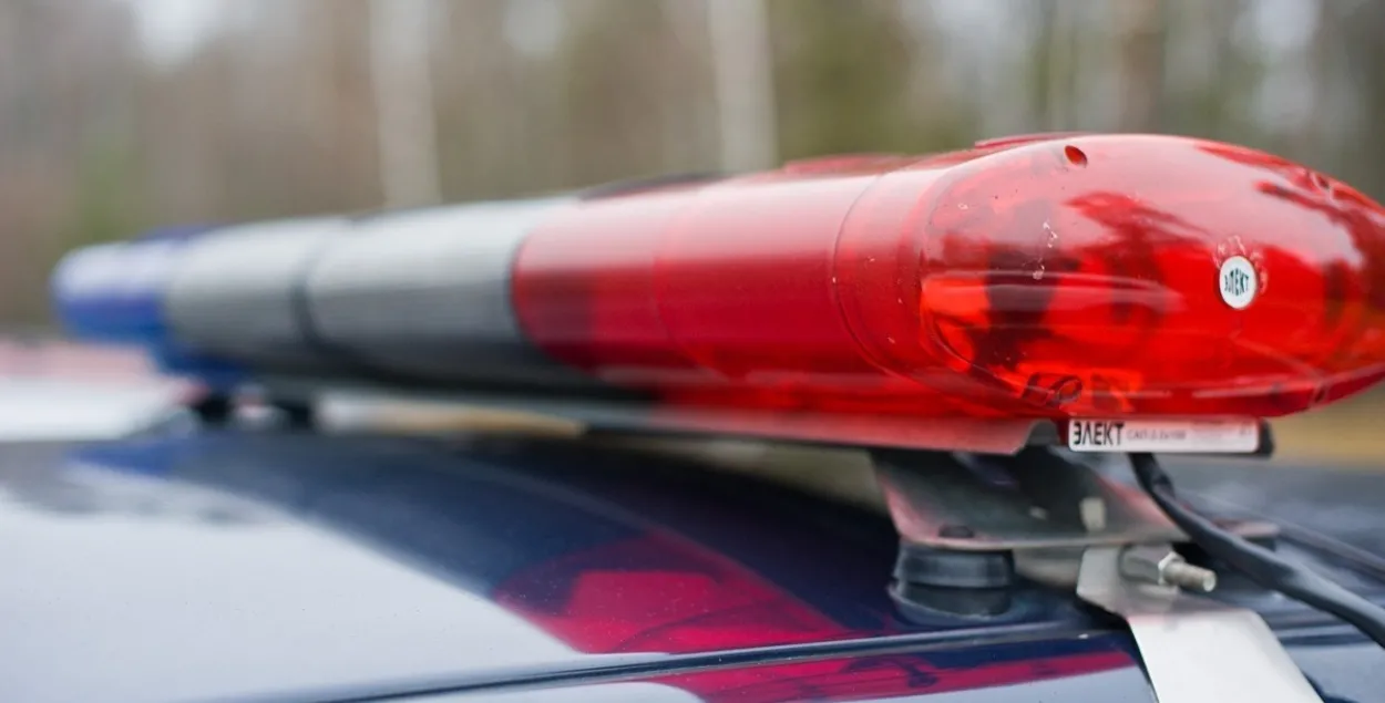 Машына міліцыі, ілюстрацыйнае фота
