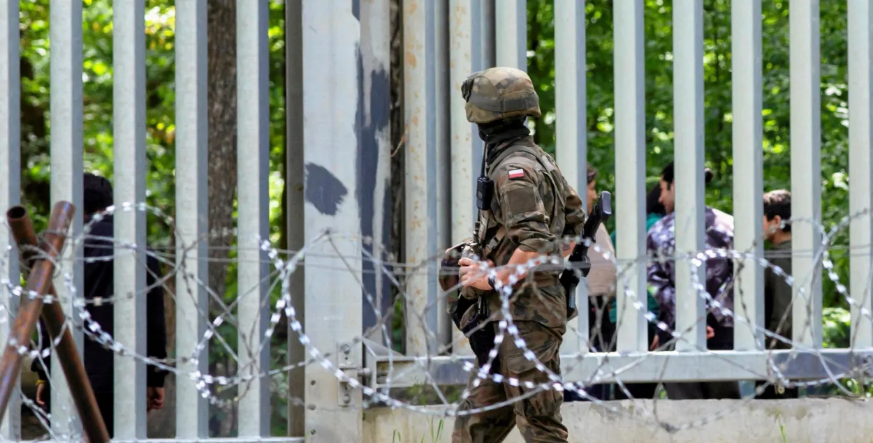 На белорусско-польской границе, иллюстративное фото
