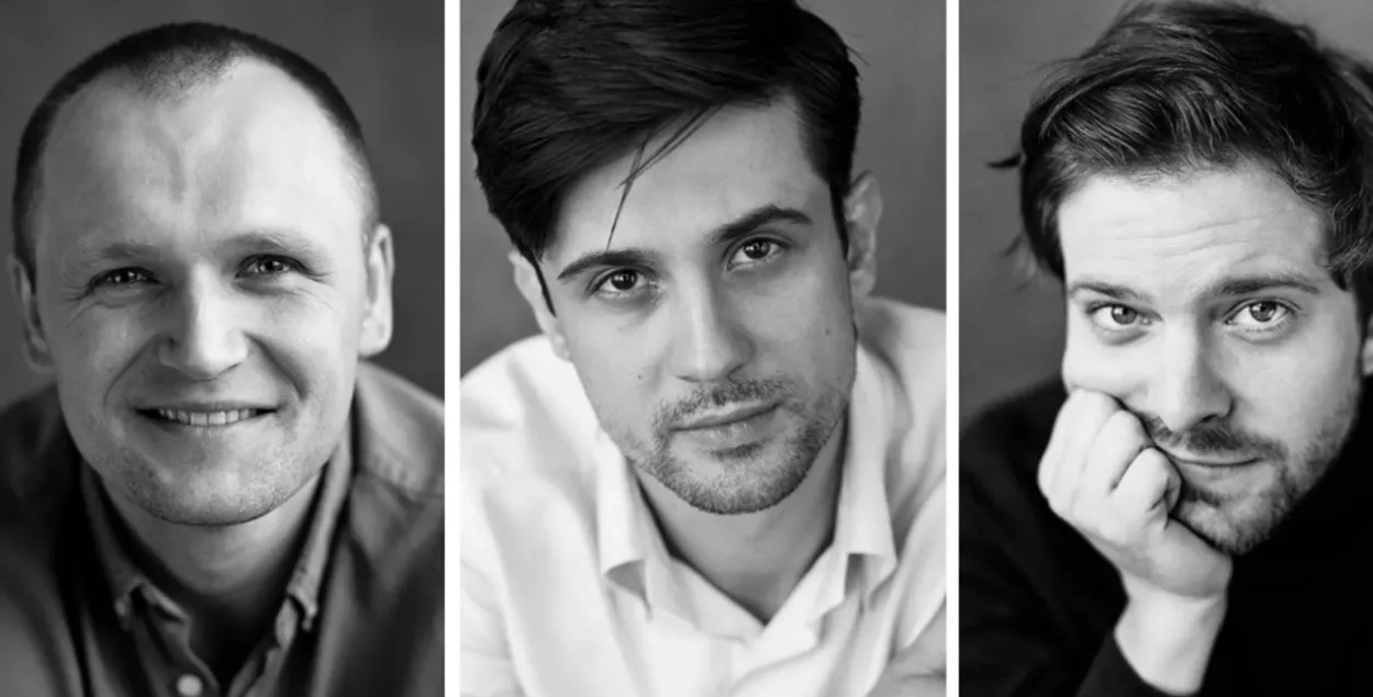 Максим Брагинец, Артем Курень и Дмитрий Давидович
