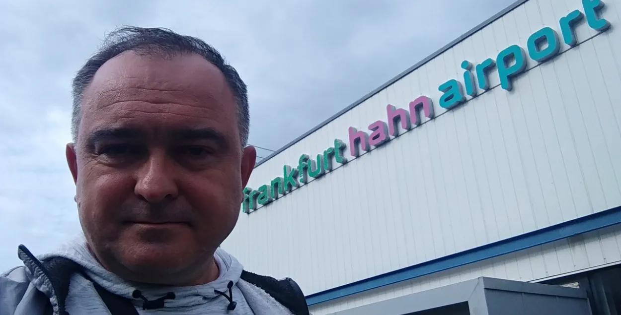 Андрэй Ліпскі па прылёце ў Германію
