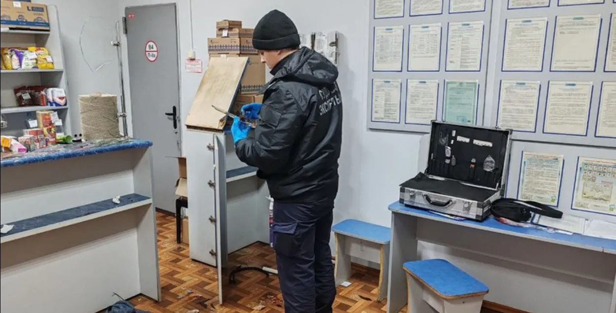 Почта в Дрибинском районе, где произошло нападение
