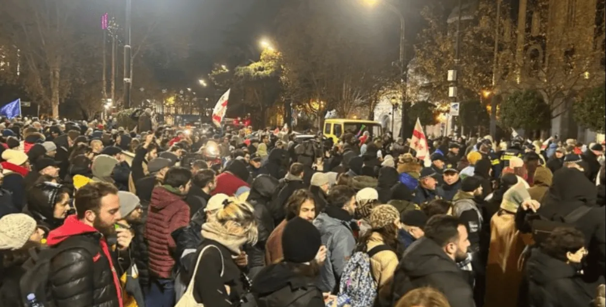 Протесты в Грузии
