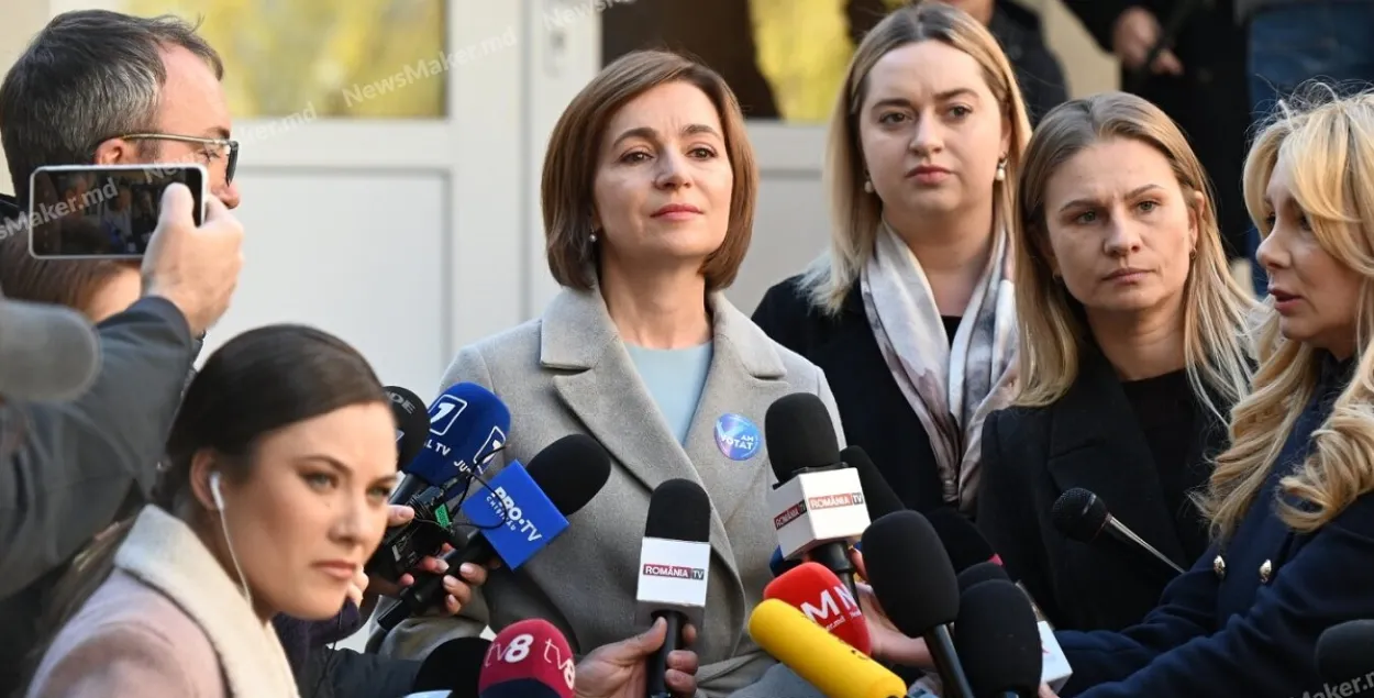 Прэзідэнтка Малдовы Мая Санду
