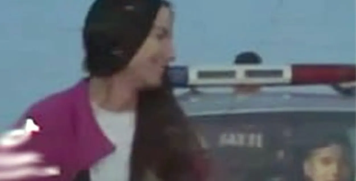 Видео с машиной ГАИ
