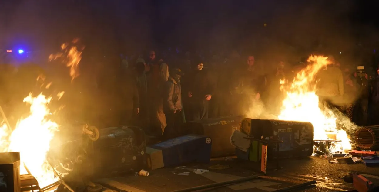 Акцыя пратэсту ў Тбілісі
