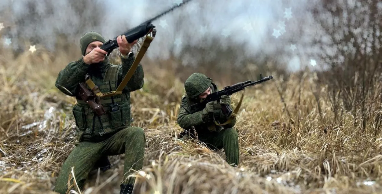 Трэніроўка на палігоне пад Асіповічамі
