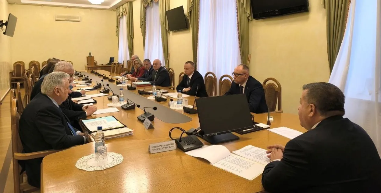 Нарада ў міністэрстве сельскай гаспадаркі
