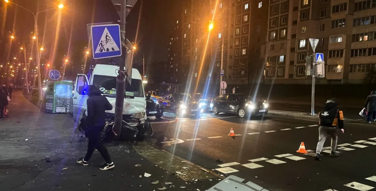 На месцы аварыі
