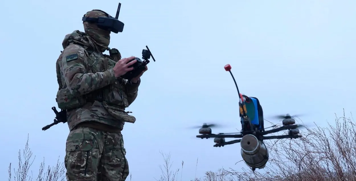 Украінскі аператар беспілотніка (ілюстрацыйнае фота)
