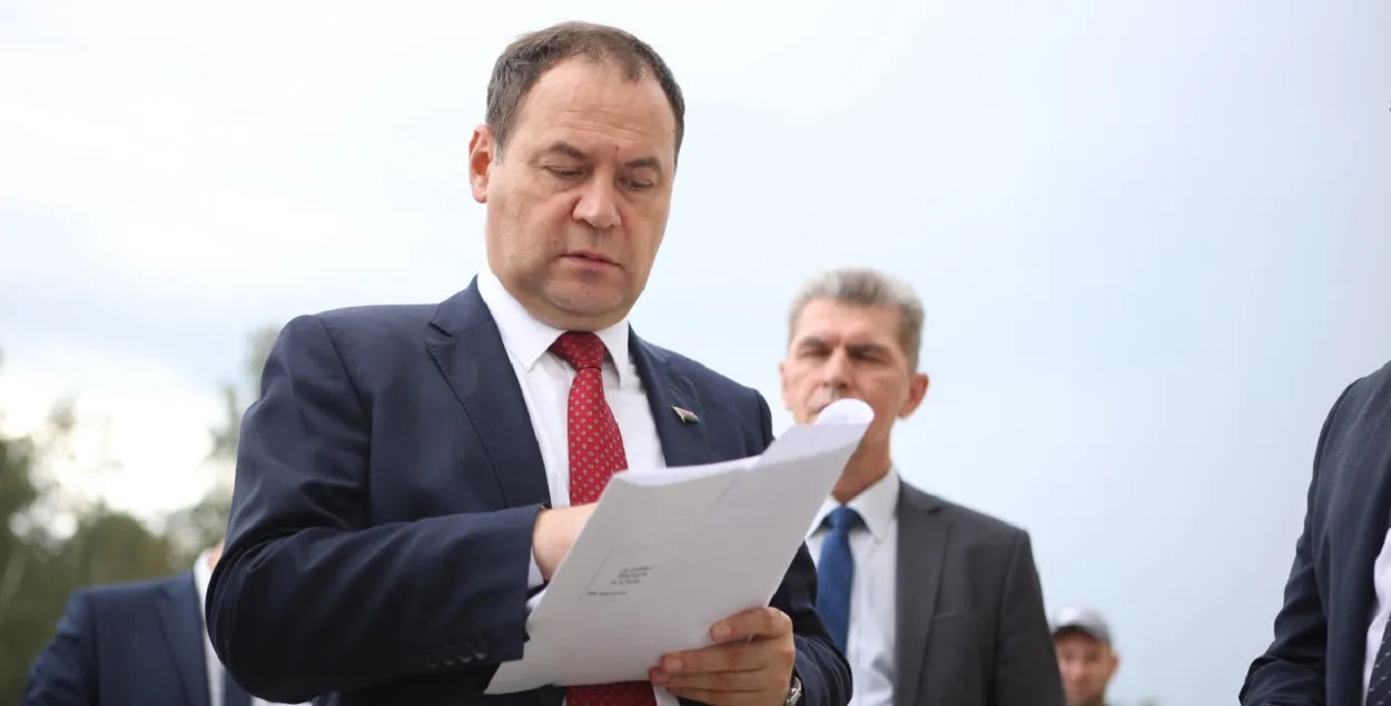 "Контрсанкцыі" ад прэм'ер-міністра Рамана Галоўчанкі
