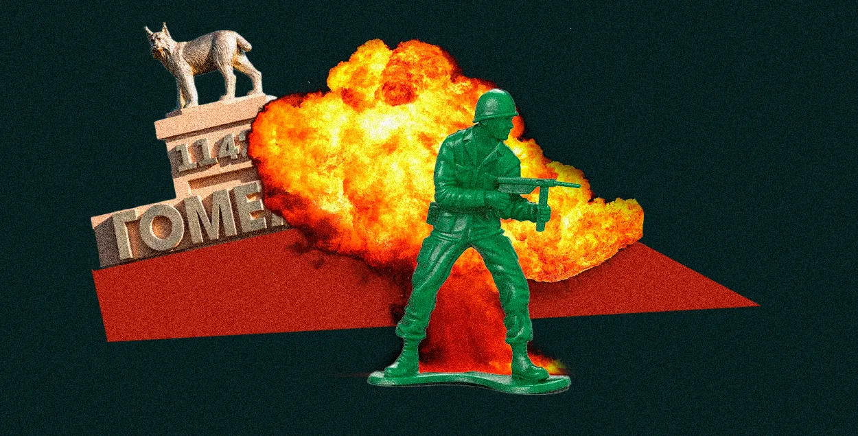 Спыталі ў мясцовых уладаў пра выбухі пад Гомелем
