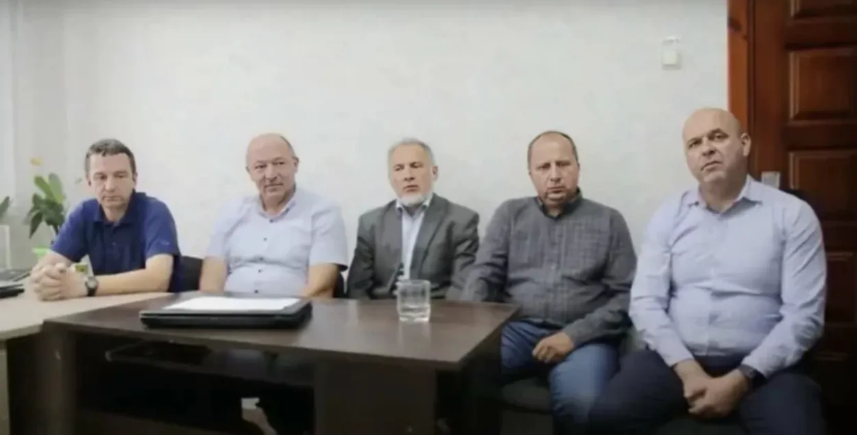 Злева направа: Дзмітрый Удовін, Віталь Папроцкі, Вячаслаў Ільіч, Андрэй Дарошка, Ігар Кісляк
