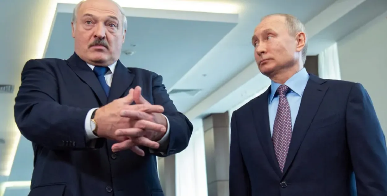 Александр Лукашенко и Владимир Путин
