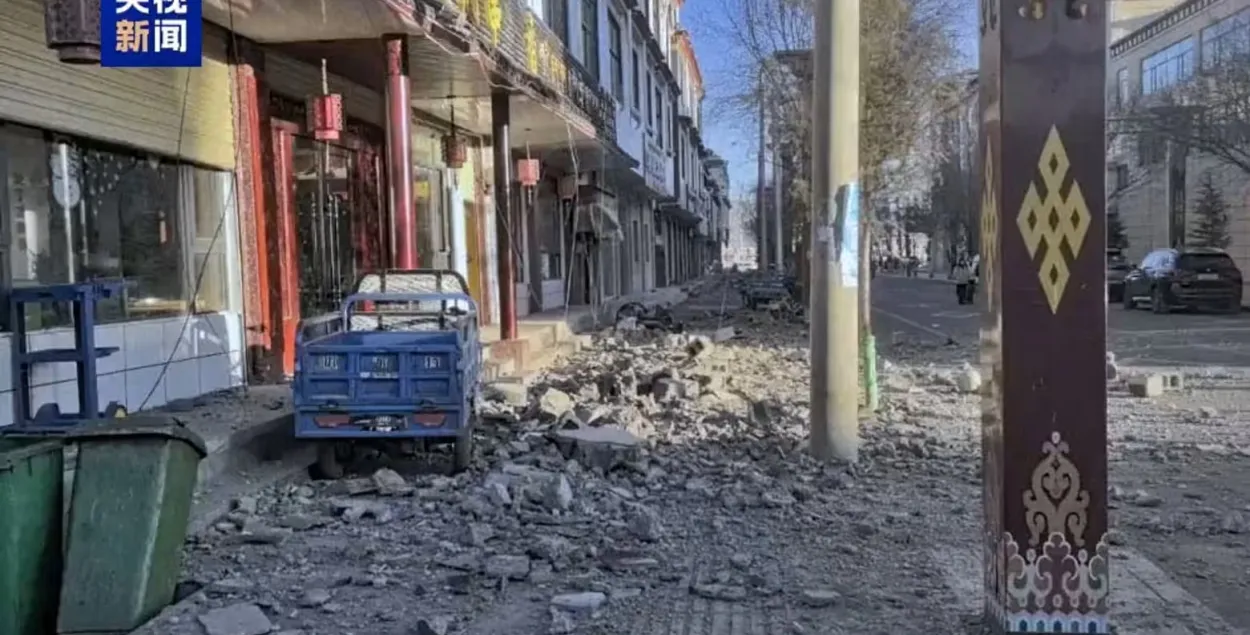 Землятрус у Тыбеце
