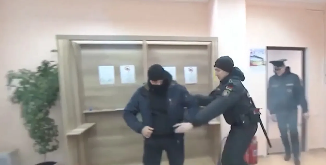 Затрыманне "падпальшчыка"
