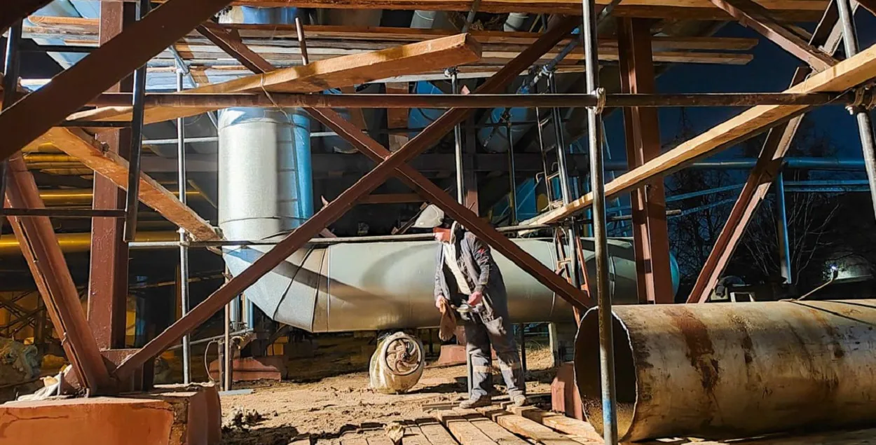 На Мозырской ТЭЦ, 28 февраля 2025-го
