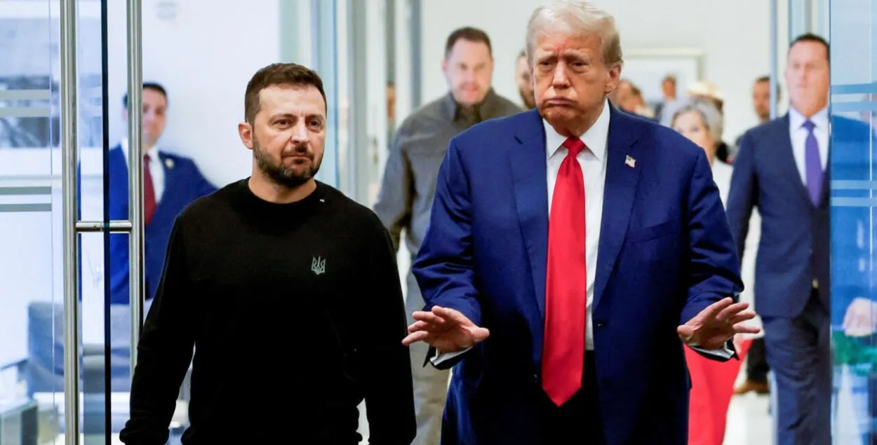 Владимир Зеленский и Дональд Трамп
