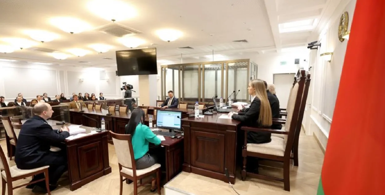 Суд над памерлым у Мінску
