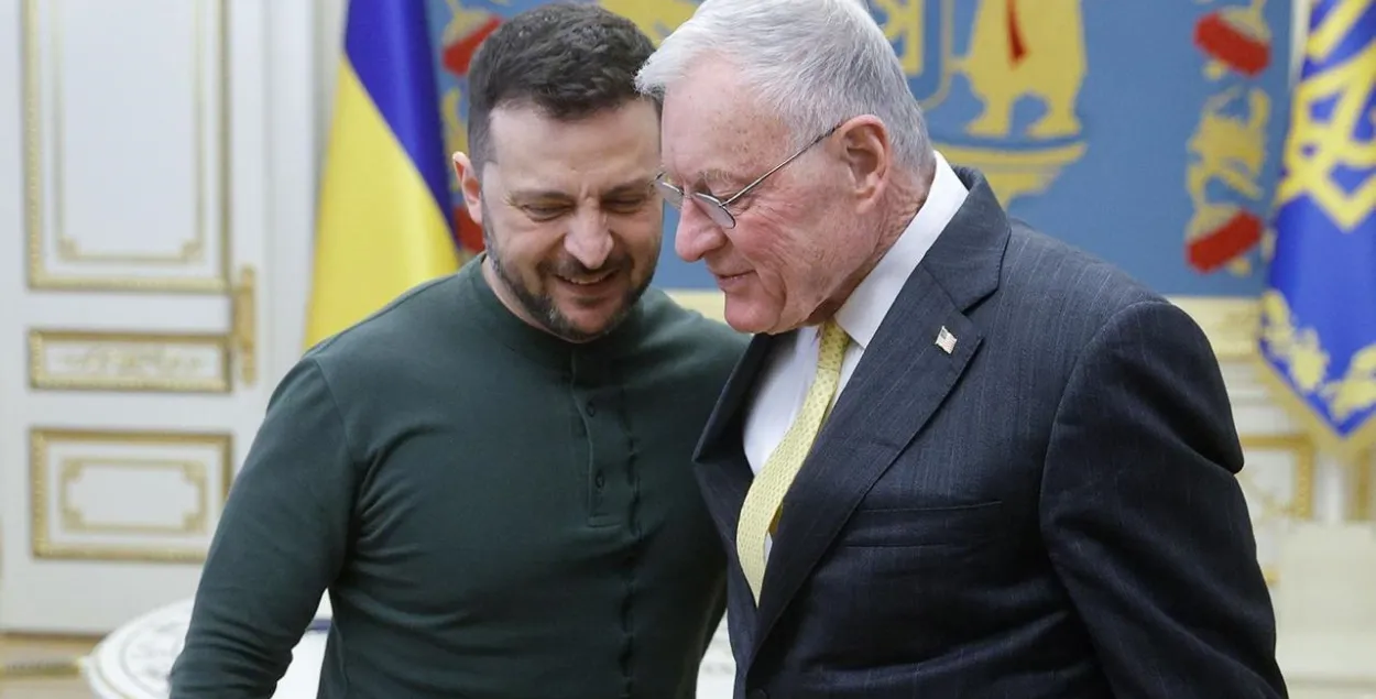 Уладзімір Зяленскі і Кіт Келаг
