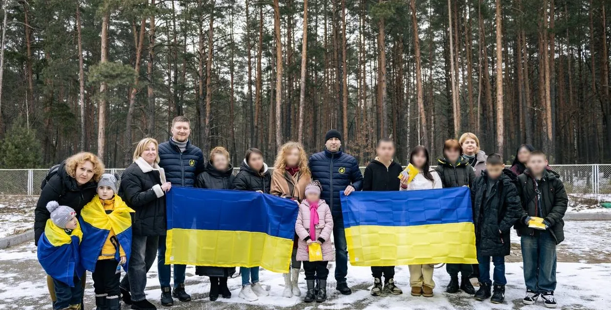 Украинские дети вернулись домой