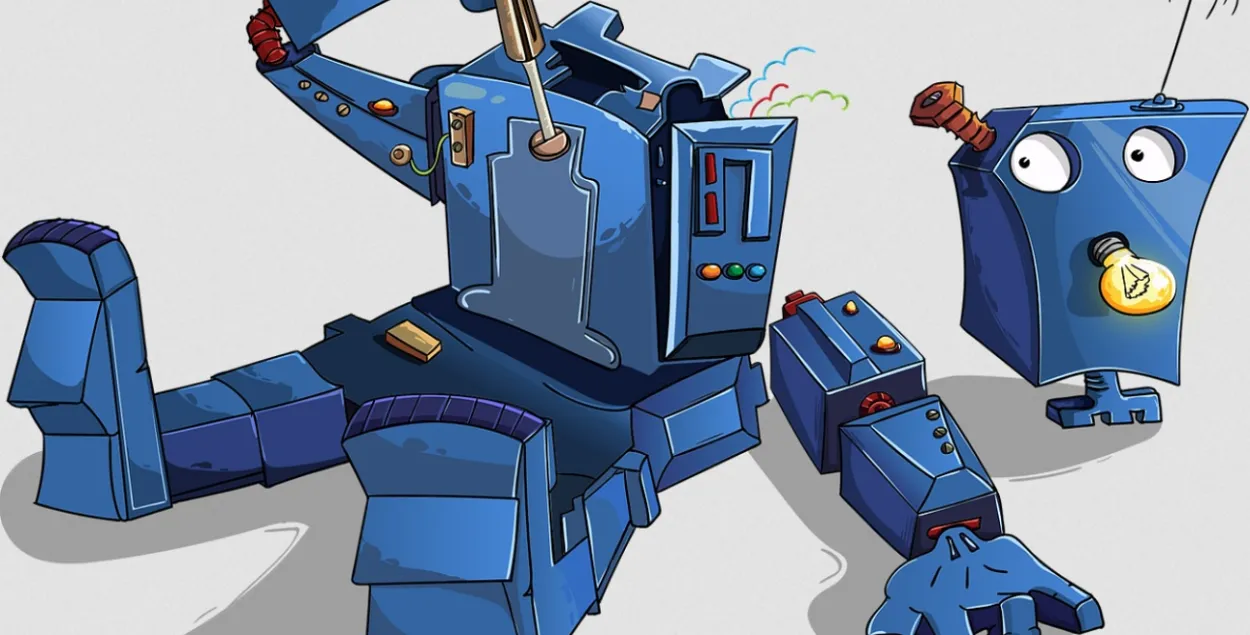 "Робот не просит отдыха"
