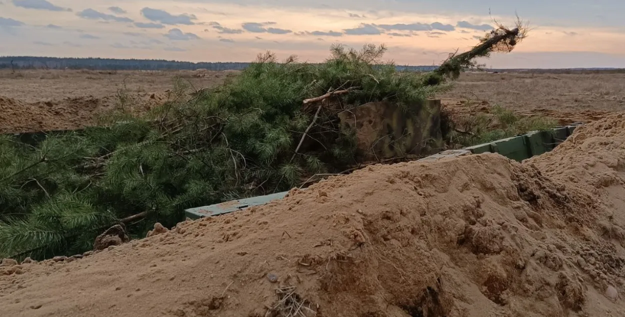 Макет на палігоне
