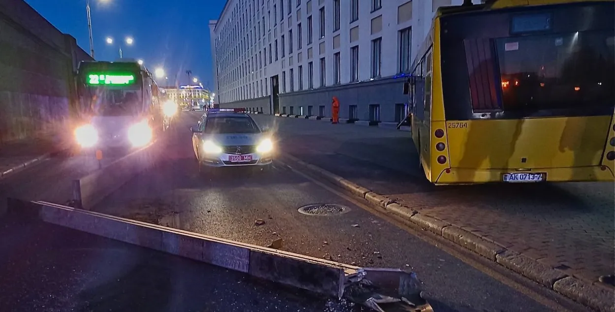 На месте ДТП
