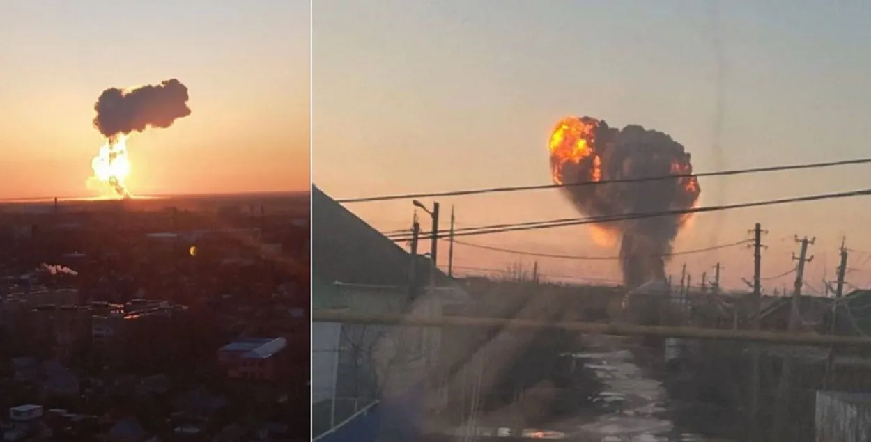 Ударные беспилотники удачно атаковали состав вооружений на аэродроме
