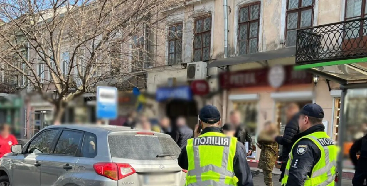 На месцы стральбы ў Адэсе
