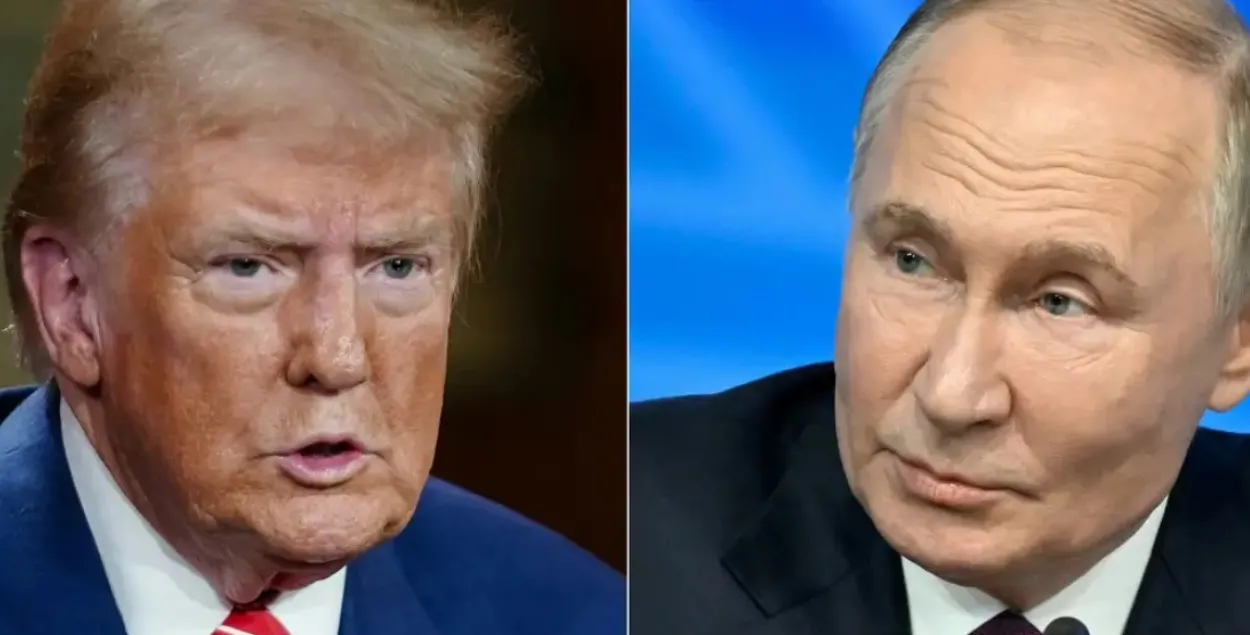 Дональд Трамп и Владимир Путин
