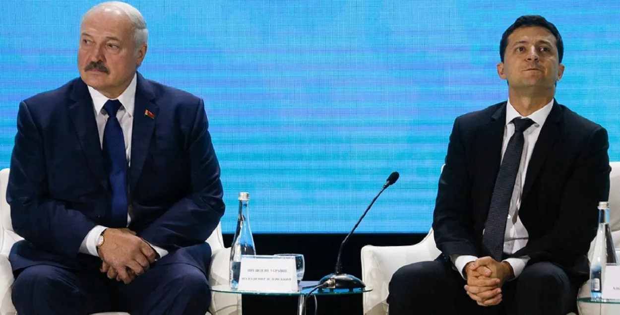 Александр Лукашенко и Владимир Зеленский
