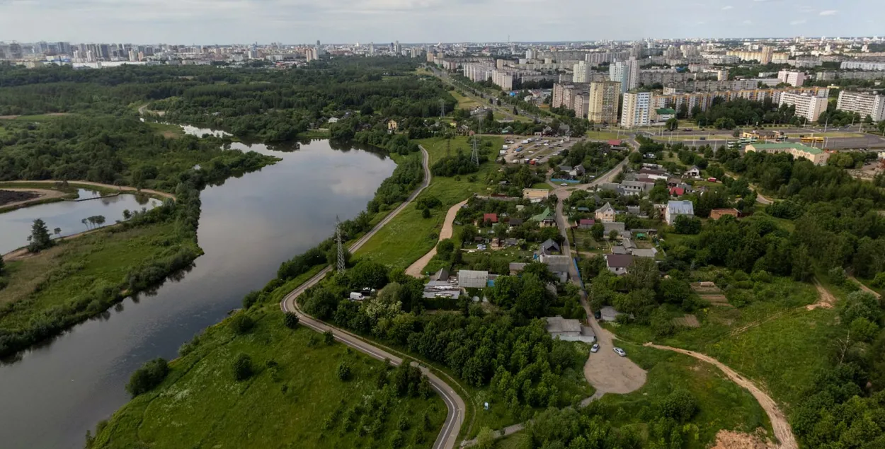 Река Свислочь в Минске