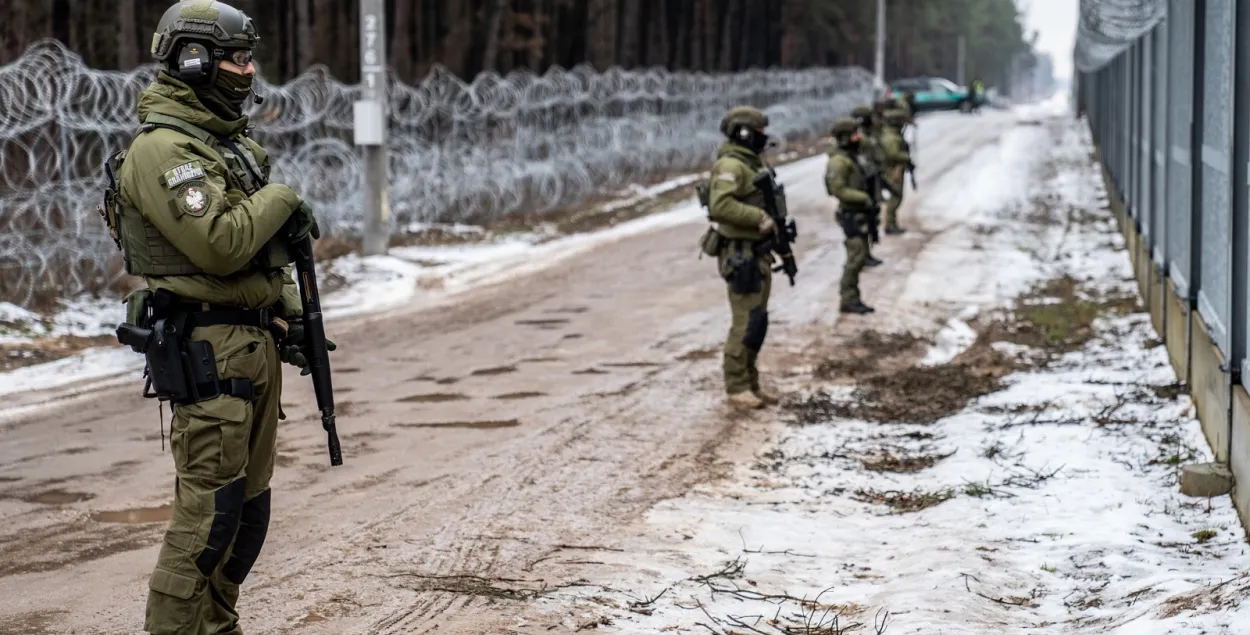 На польска-беларускай мяжы

