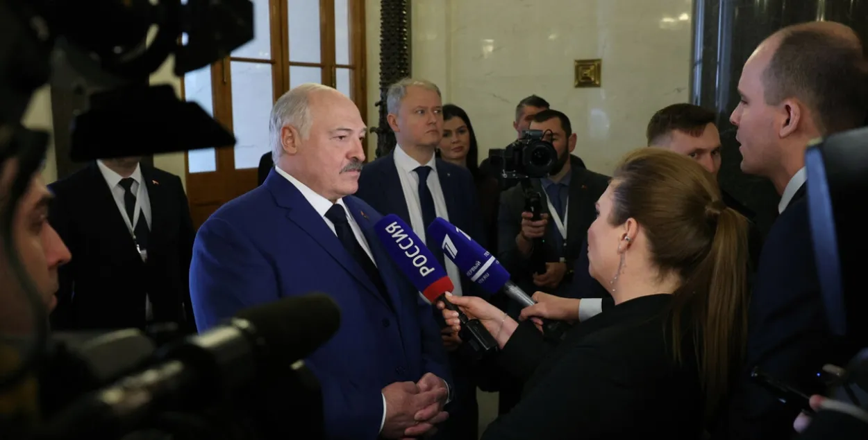 Александр Лукашенко в Москве
