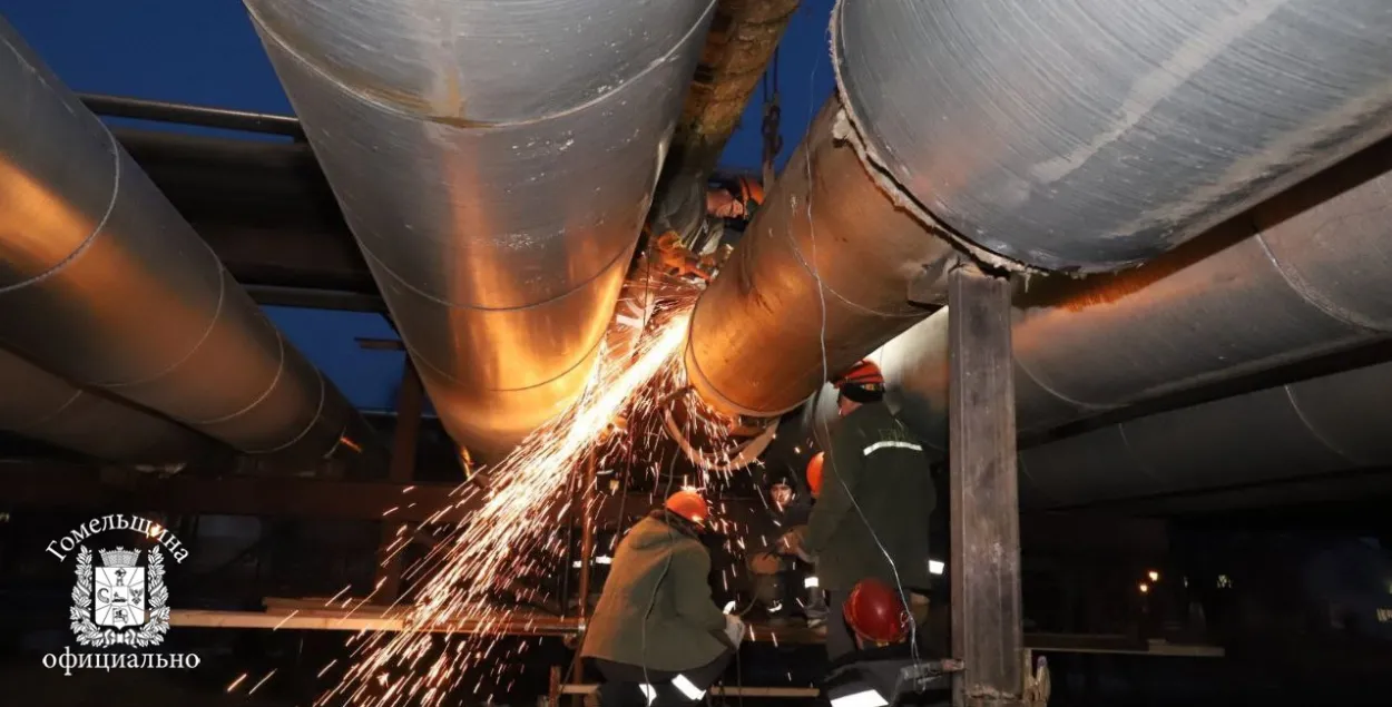 Устранение аварии в Мозыре
