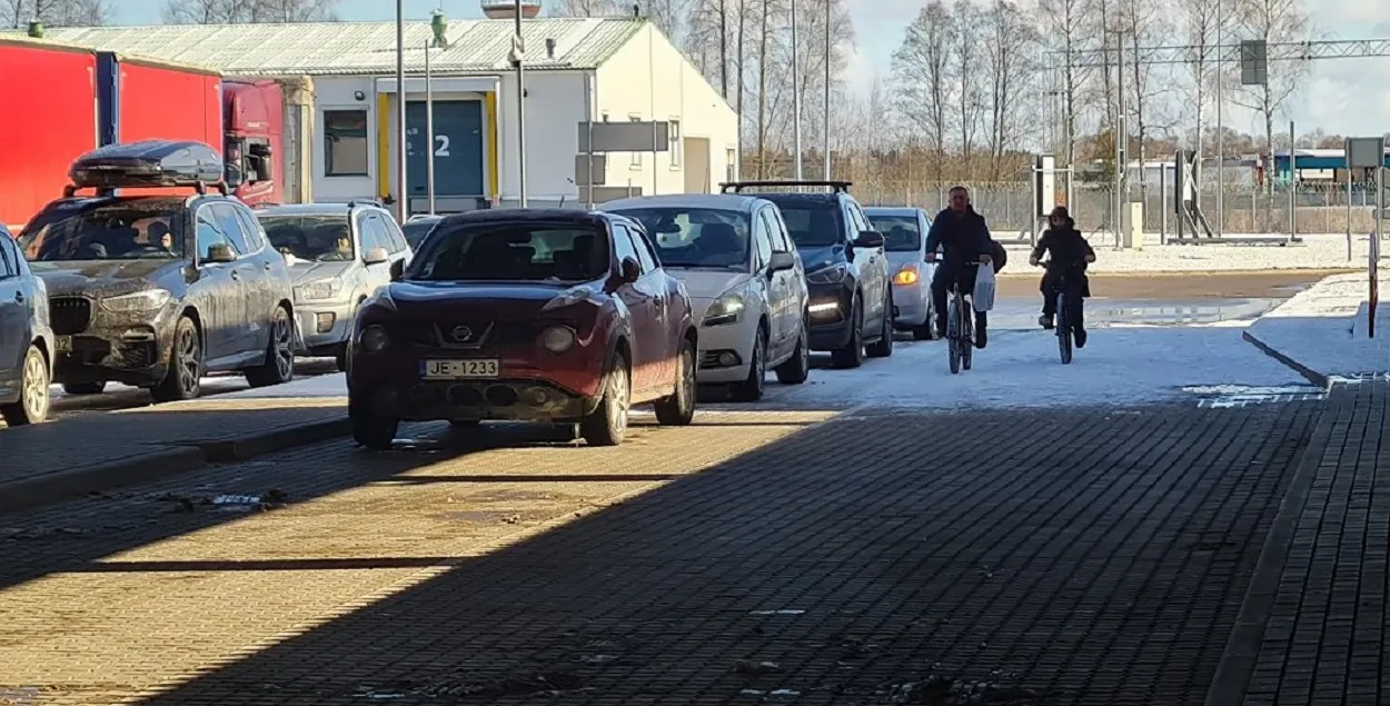 На латвійска-беларускай мяжы
