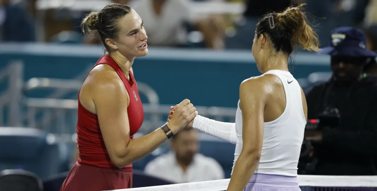 Арина Соболенко и Чжэн Синьвэнь
