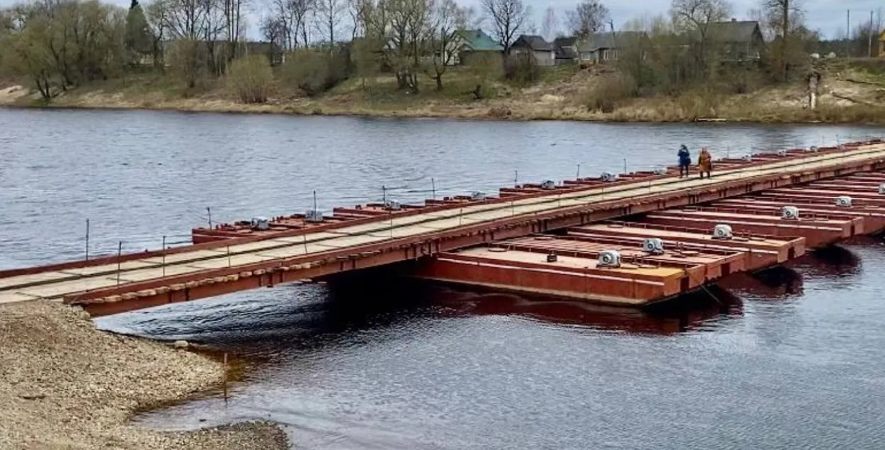 Переправа в Бешенковичах
