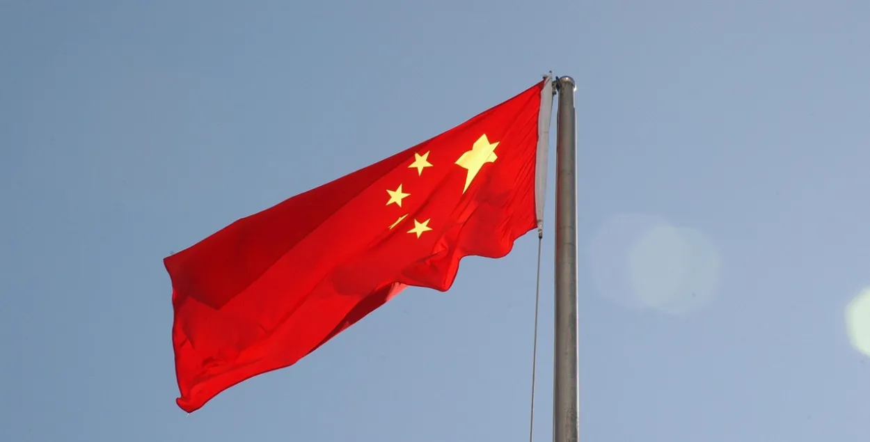 Кітайскі сцяг, ілюстрацыйнае фота
