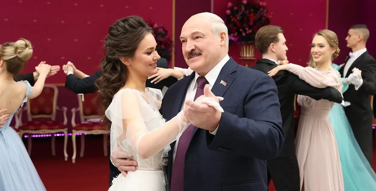 Владлена Зайцева и Александр Лукашенко
