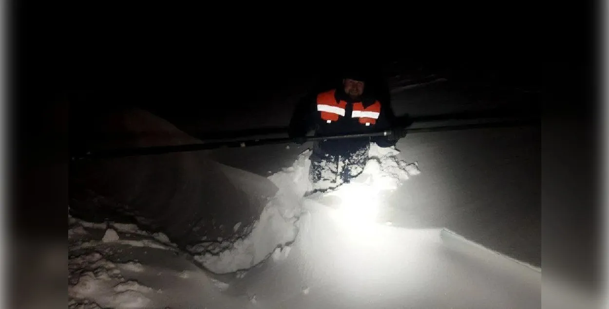 Снег в Могилёвской области