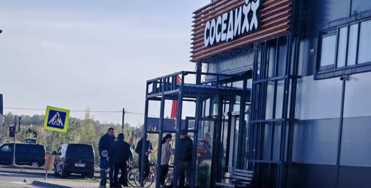 Крама "Суседзі" ў Слуцку застрайкавала
