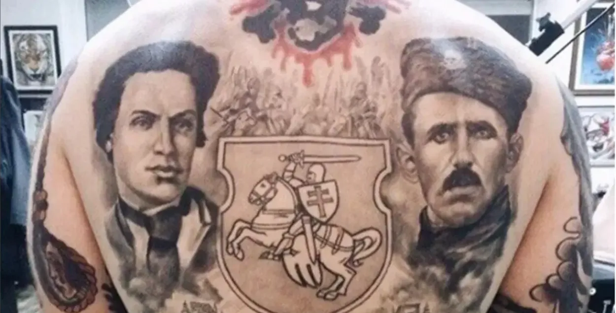 Татуіроўкі на тэму беларускай гісторыі
