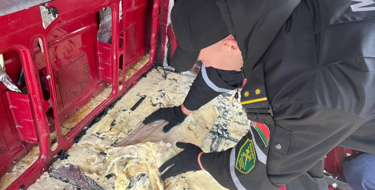 Выбухоўка, выяўленая беларускай мытняй
