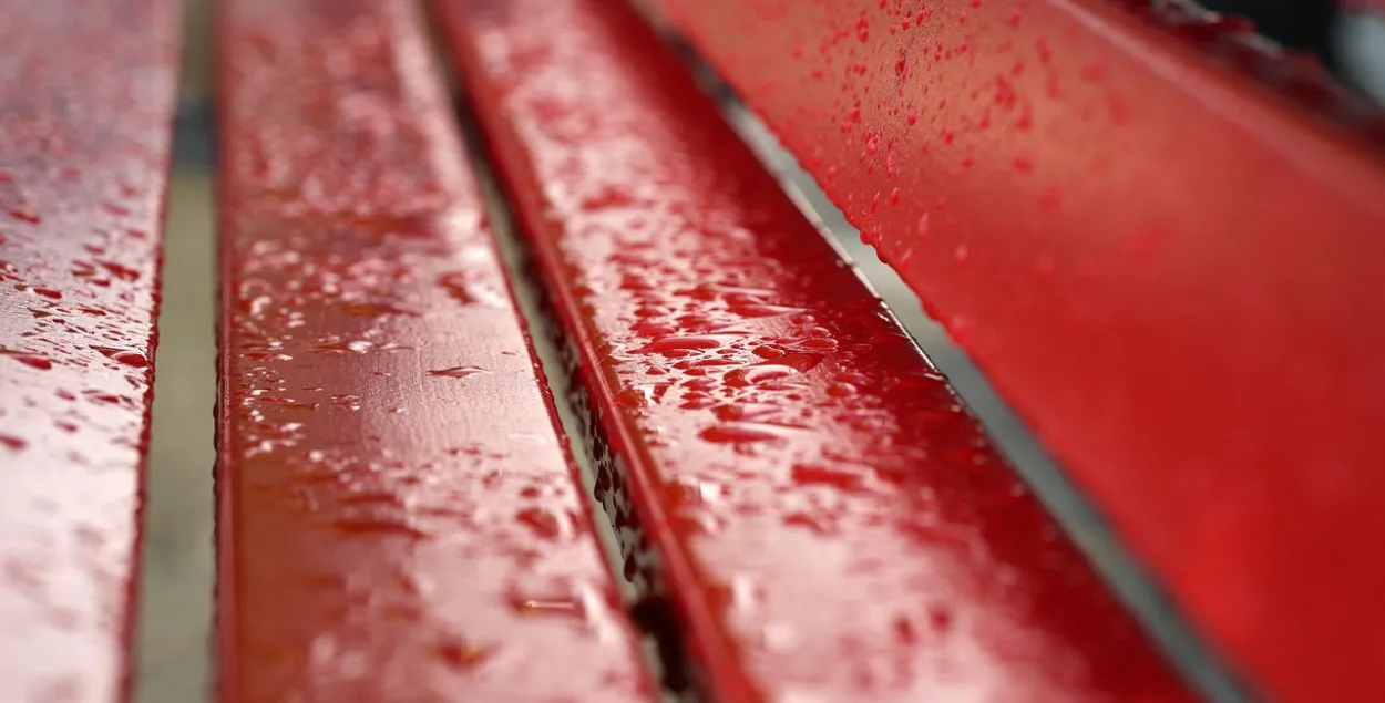 Дождж, ілюстрацыйнае фота
