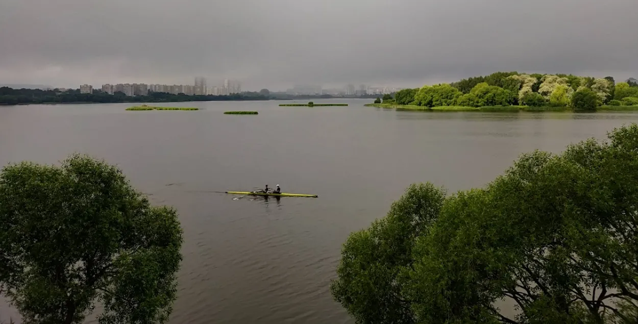 Навальніца над Мінскам
