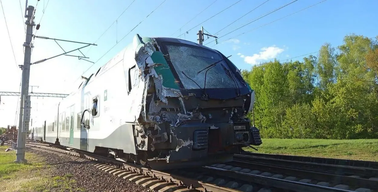 Stadler после аварии